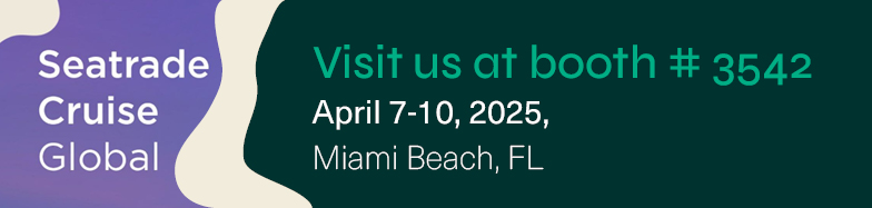 Banner invite to the Seatrade Cruise show 2025