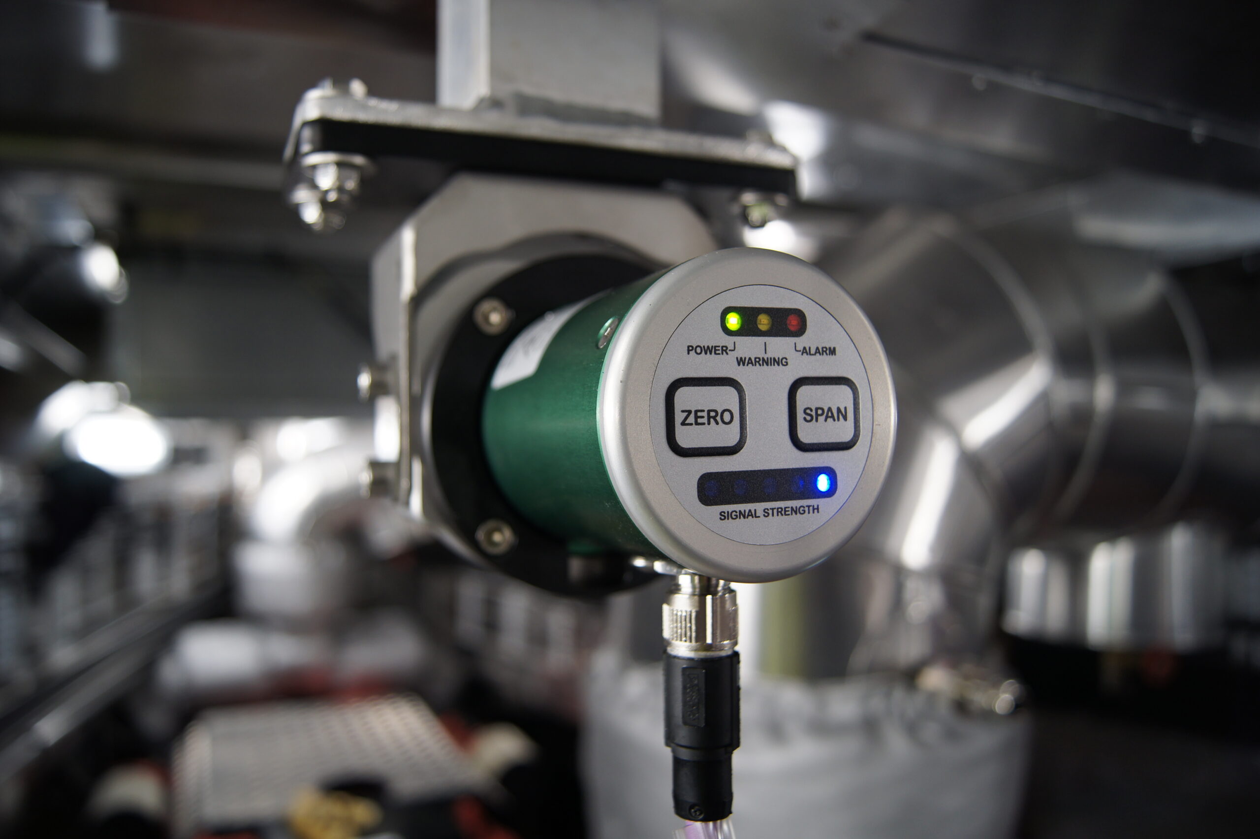 G26 Ambient Oil Mist Detector in engine room of a vessel_a safety monitoring system by Green Instruments