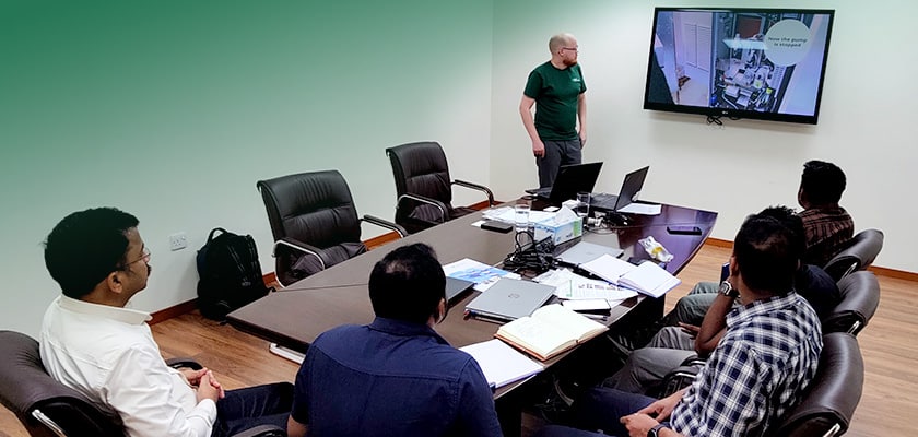 People in a meeting room