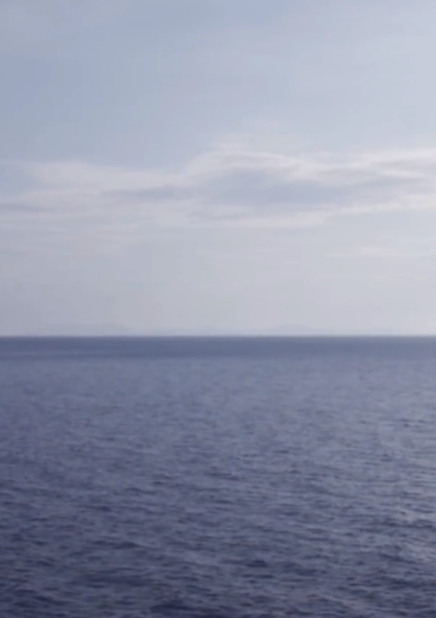 Commercial vessel at sea