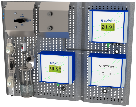 G3621 Inert Gas Oxygen Analyzing System by Green Instruments