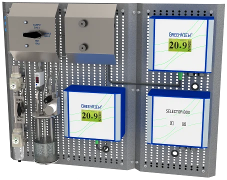 G3621 Inert Gas Oxygen Analyzing System by Green Instruments