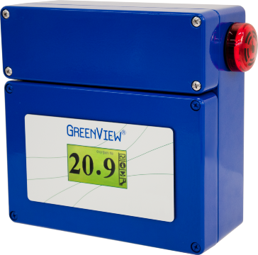 G3631 Ambient Oxygen Analyzer by Green Instruments measures the content of oxygen