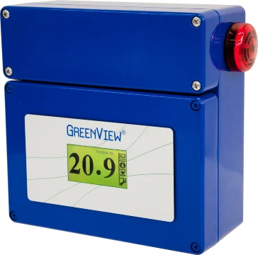 G3631 Ambient Oxygen Analyzer by Green Instruments measures the content of oxygen
