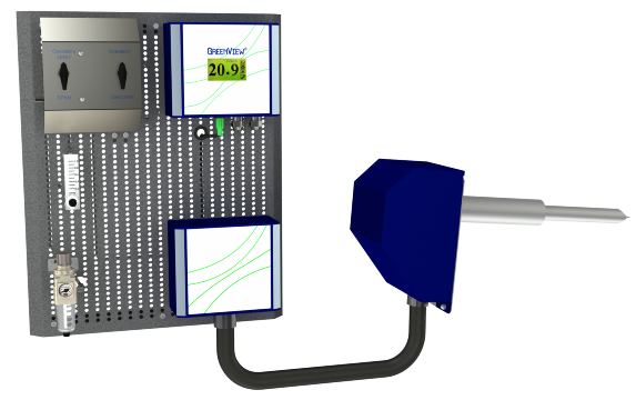 G4130 NOx/O2 Analyzing System by Green Instruments