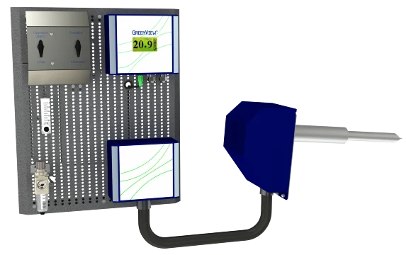 G4130 NOx/O2 Analyzing System by Green Instruments