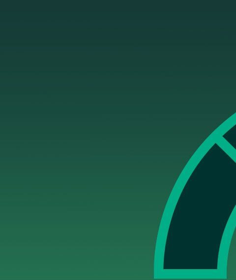 Icon on green background